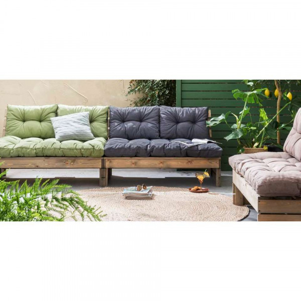 Panchina da giardino in legno 120x93x76,5 cm