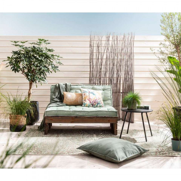 Panchina da giardino in legno 120x93x76,5 cm