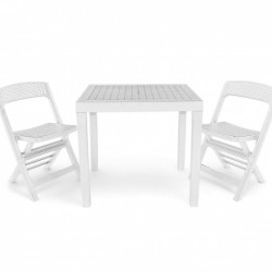 Set da giardino Poker Ipae Progarden 2 sedie...