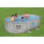 Piscina fuori terra Bestway 56714 Swim Vista II ovale con oblò 427x250x100 cm