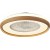 Plafoniera led con ventilatore 25w luce regolabile fino a 6000k telecomando incluso