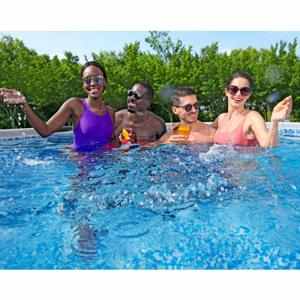 Piscina fuori terra rotonda Bestway 5618W Steel pro max 392x122 cm 