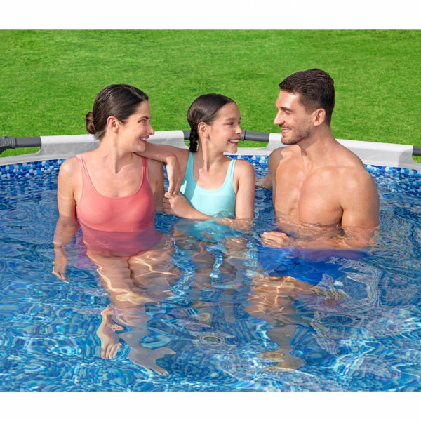 Piscina fuori terra rotonda Bestway 5618W Steel pro max 392x122 cm 