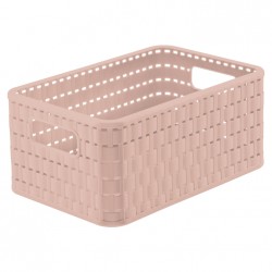 Contenitore country in plastica da 6 lt. rosa