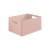 Contenitore cesta Rotho Country 18 litri rosa effetto rattan 27,8x36,8x19,1 cm