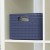 Contenitore cesta Rotho Country iris blu 18 litri effetto rattan 27,8x36,8x19,1 cm