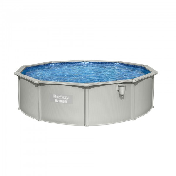 Piscina fuori terra Bestway Hydrium 56384 tonda 460x120 cm grigio