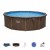 Piscina fuori terra Bestway Hydrium 561CU tonda 490x130 cm effetto legno