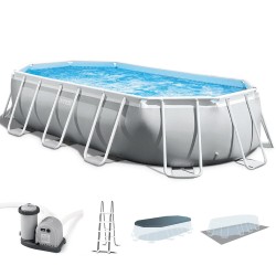 Piscina fuori terra ovale prisma frame Intex 26796...