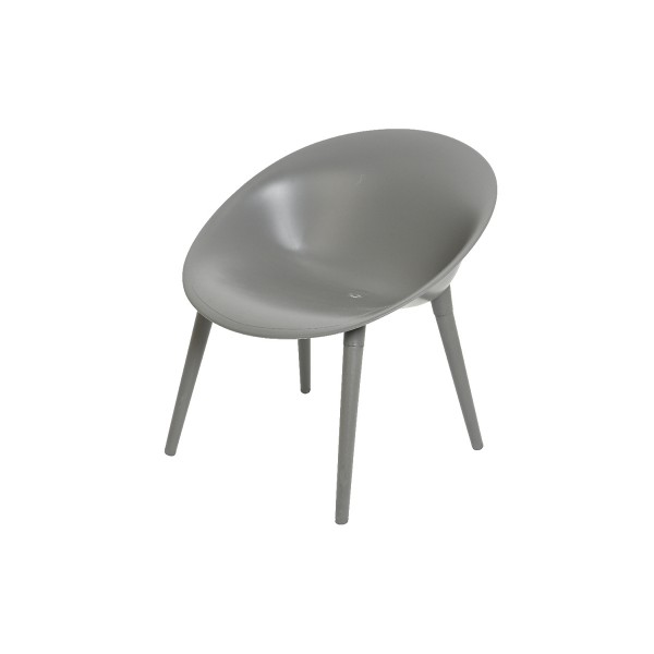 Set da giardino due poltrone e un tavolino Marbella colore antracite Kaemingk