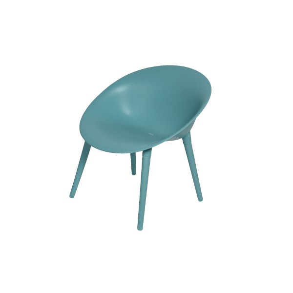 Set da giardino due poltrone e un tavolino Marbella colore blu Kaemingk