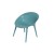 Set da giardino due poltrone e un tavolino Marbella colore blu Kaemingk
