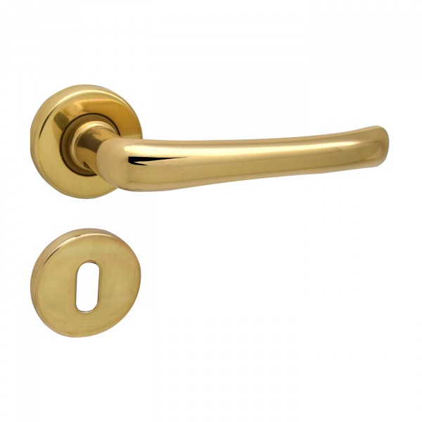 Maniglia serena 1680 fba ottone lucido verniciato