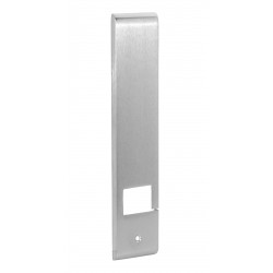 Copriavvolgitore 53x240mm ottone crom ato satinato