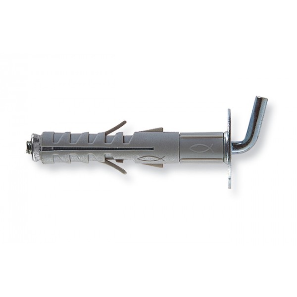 Sb 9 l 8 tassello d. 9 x 52 mm c/gancio corto