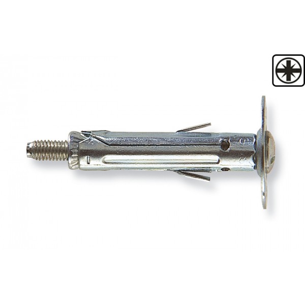 Sbs 9/4 k tassello d. 9 mm c/vite tgs combi (4 pz)