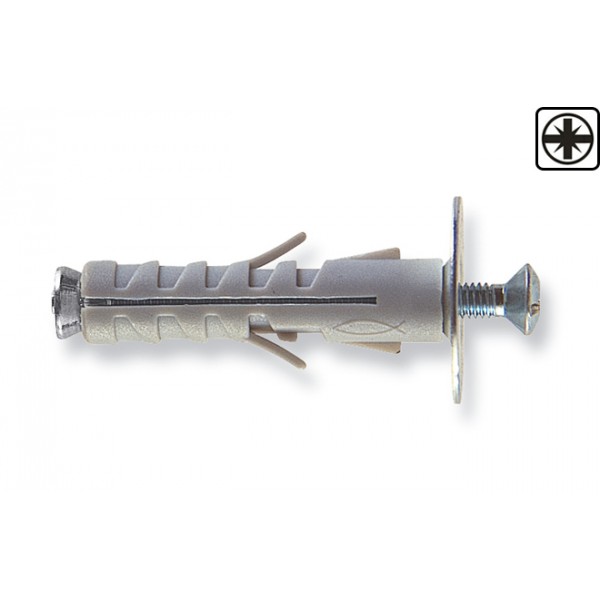 Sb 9/4 y tassello d. 9 mm c/vite tgs combi (20 pz)