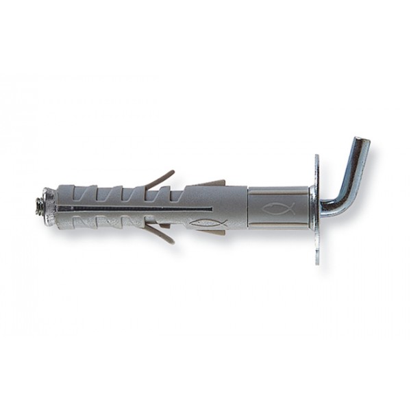 Sb 12 l 8 tassello d. 12 x 57 mm c/gancio corto