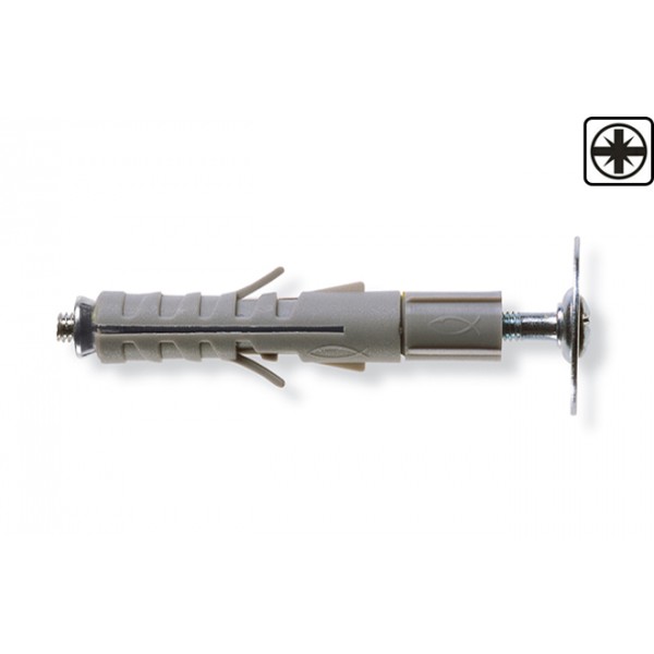Sb 12 l 4 tassello d. 12 x 57 mm c/vite tgs combi