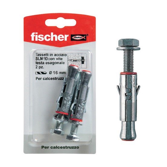 Slm te k tassello d. 16 x 60 mm c/vite te (2 pz)