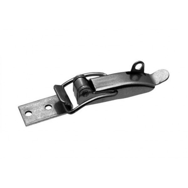 Chiusura a leva per lucch acciaio 114 mm nichelato