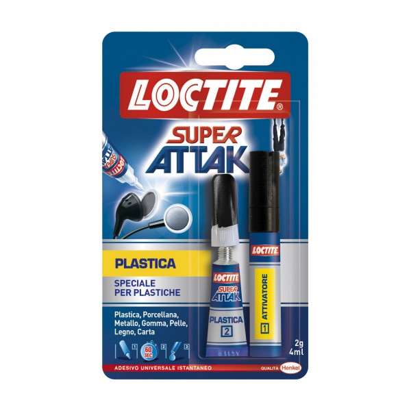 Loctite super attak plastica 2g+4ml (ex 1605732)