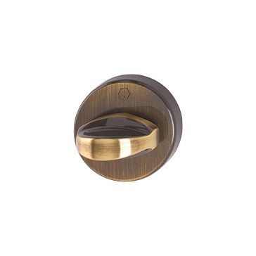 Nottolino tondo Hoppe 1652633 per limitatore d&#039;apertura bronzo satinato