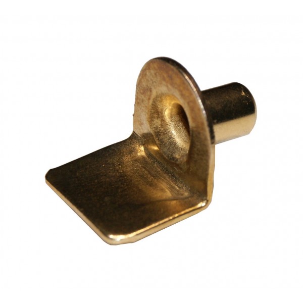 Reggipiano a bussoletta 24x14 mm ferro ottonato