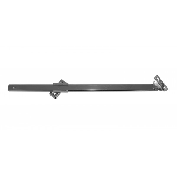 Asta snodata a scatto 25 cm ottone nichel