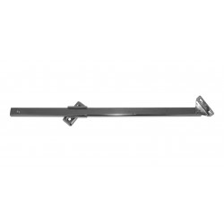 Asta snodata a scatto 30 cm ottone nichel