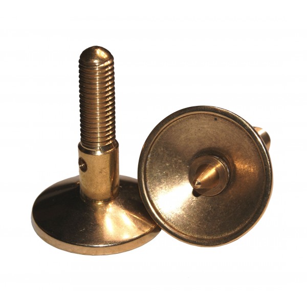 Regolabile girevole con punta ottone 40mm