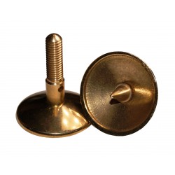 Regolabile girevole con punta ottone 60mm