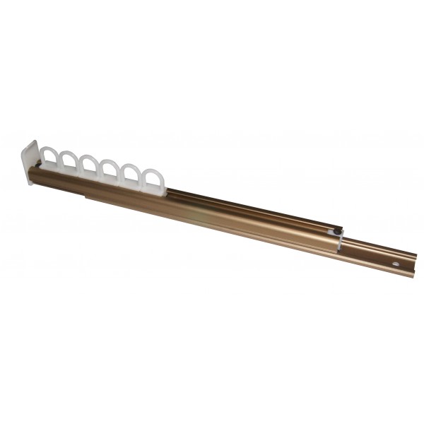 Estr. per armadi in all.c/ganci scorr.cm.30 bronzo