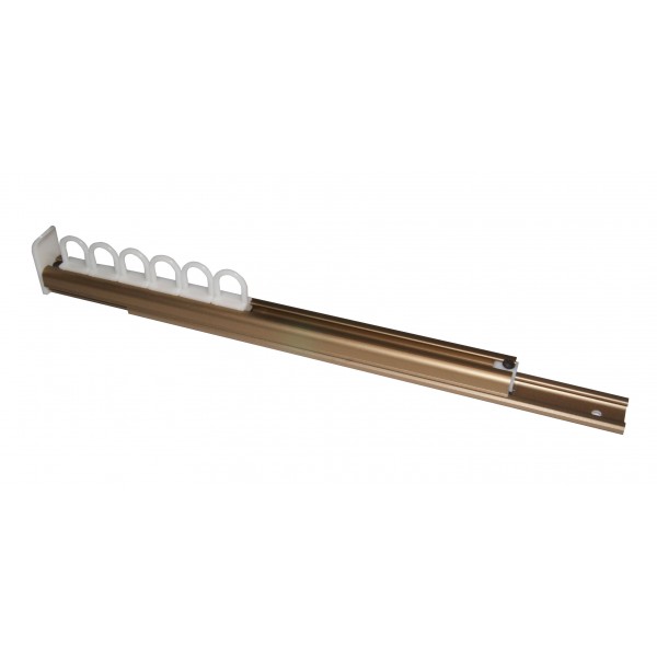 Estr. per armadi in all.c/ganci scorr.cm.35 bronzo