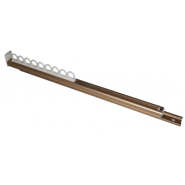 Estr. per armadi in all.c/ganci scorr.cm.50 bronzo