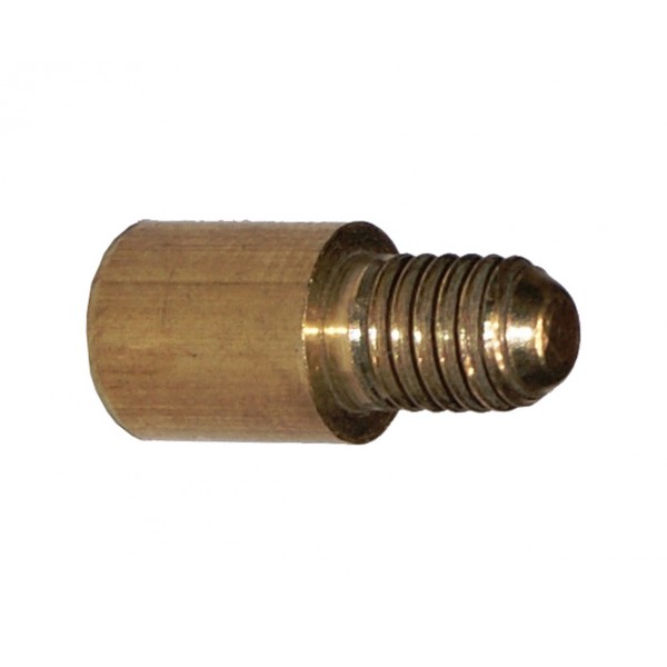 Reggipiano tondo c/perno 7 mm ottone lucido