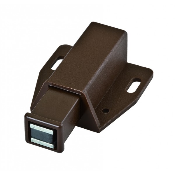 Magnetico automatico a spinta int.32mm.marrone