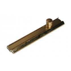 Catenacciolo profilato mm.80 ottone lucido