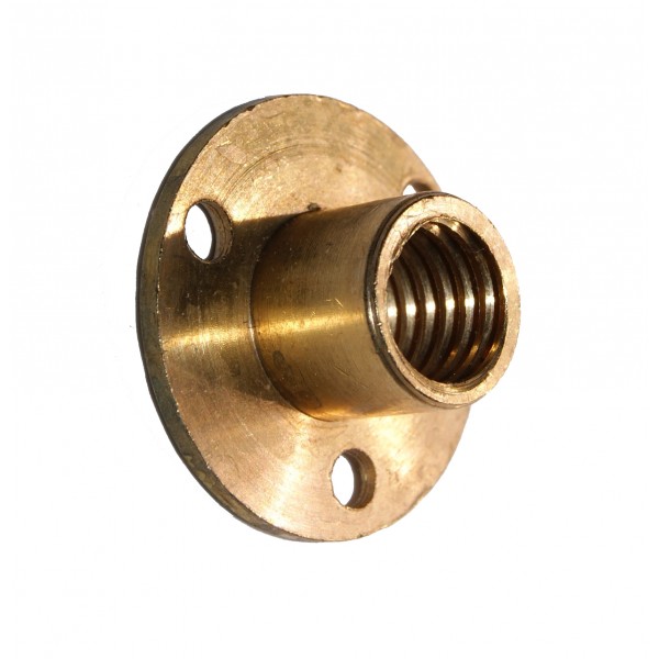 Ghiera filettata m10 ott.lucido