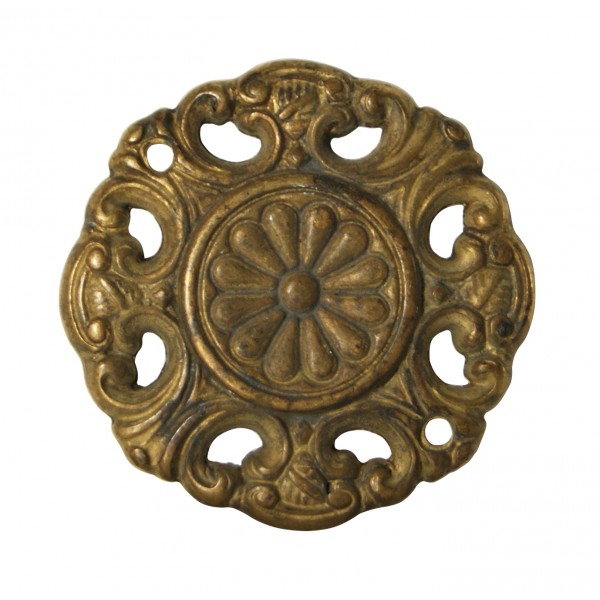 Decorazione ottone int. 39 / 39x39 mm ott. antico