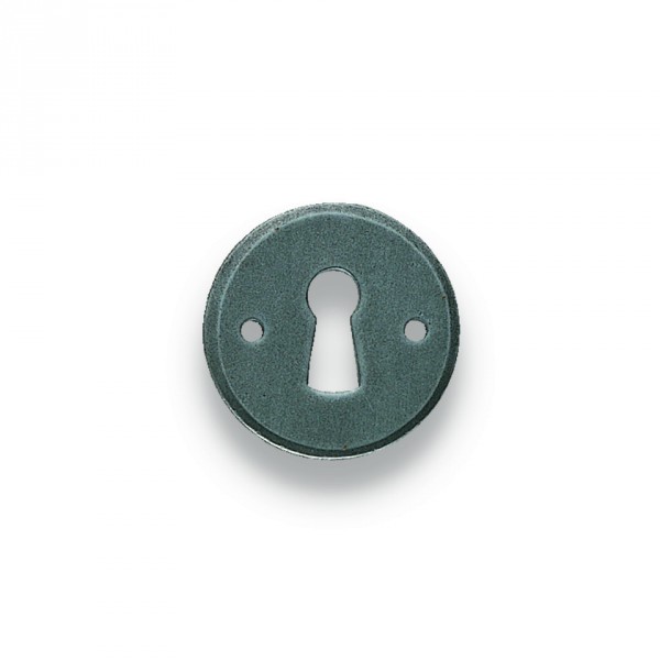 Bocchetta tonda patent d. 43 sherardise patine