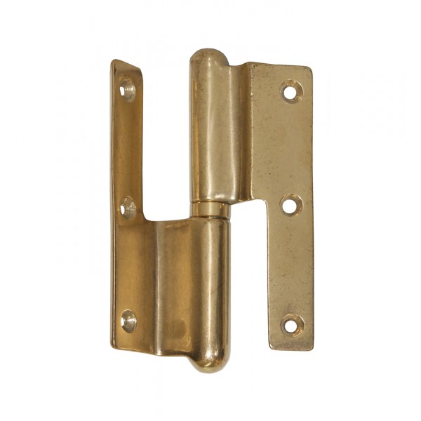 Cerniera pomella zanc. bq 100x65 ott. oro lucid sx