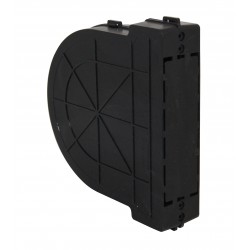 Cassetta interasse 165mmx5m plastica nero