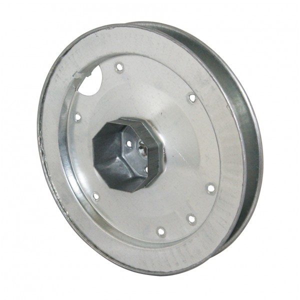 Puleggia con calotta d. 220mm ferro zincato