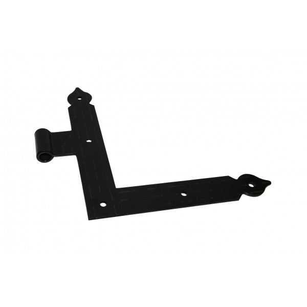 Squadro dritto 200x230x30 / d.10 nero