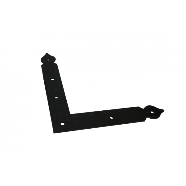 Finto squadro 180x200 nero sx