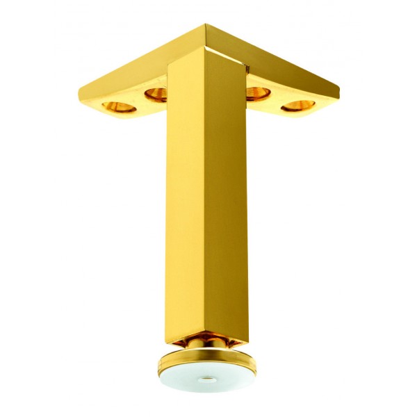 Piede livell. quadro h. 120 20x20 mm oro