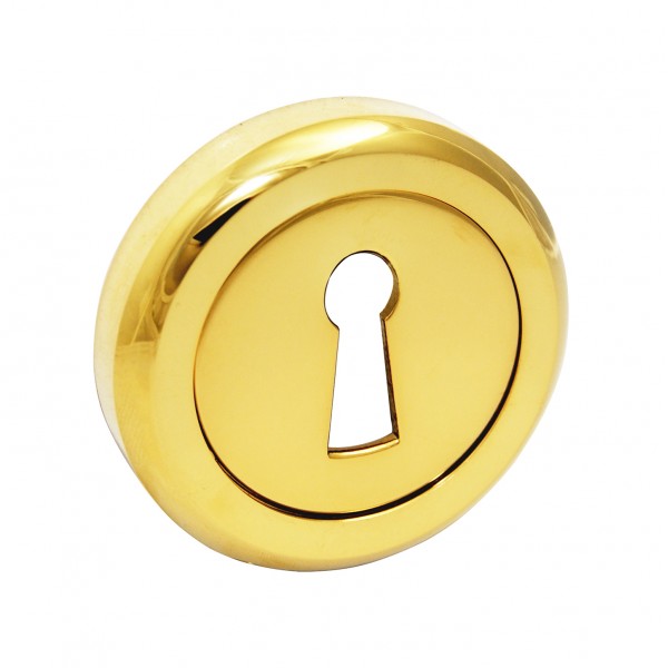 Bocchetta tonda patent d. 50 oro pvd