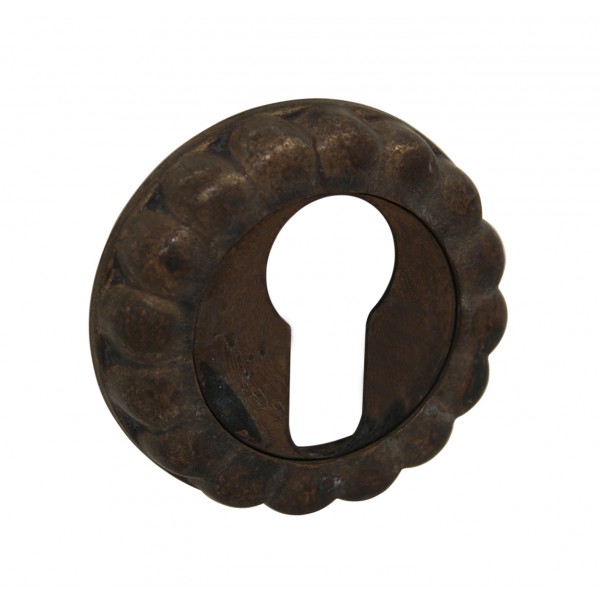 Bocchetta tonda yale d. 54 ottone antico