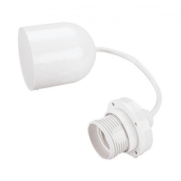 Punto luce da soffitto con 80 cm di cavo e portala